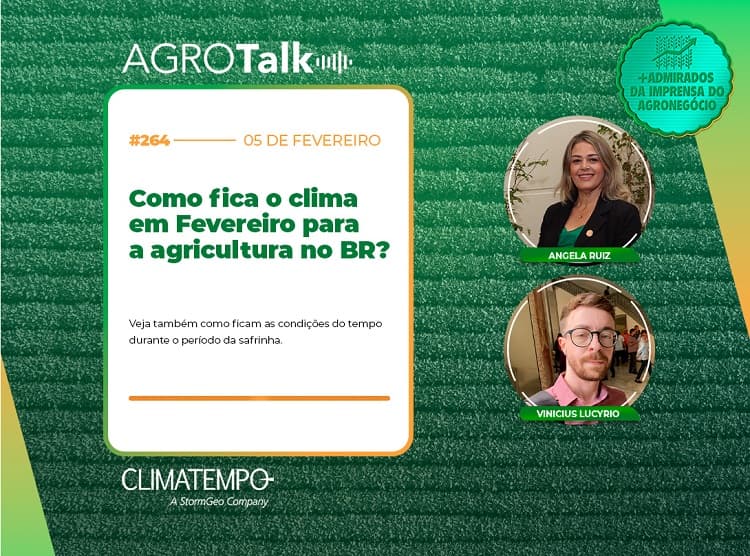 Imagem da notícia Tempo no Campo: Influência do La Niña e mais chuva para o mês de fevereiro