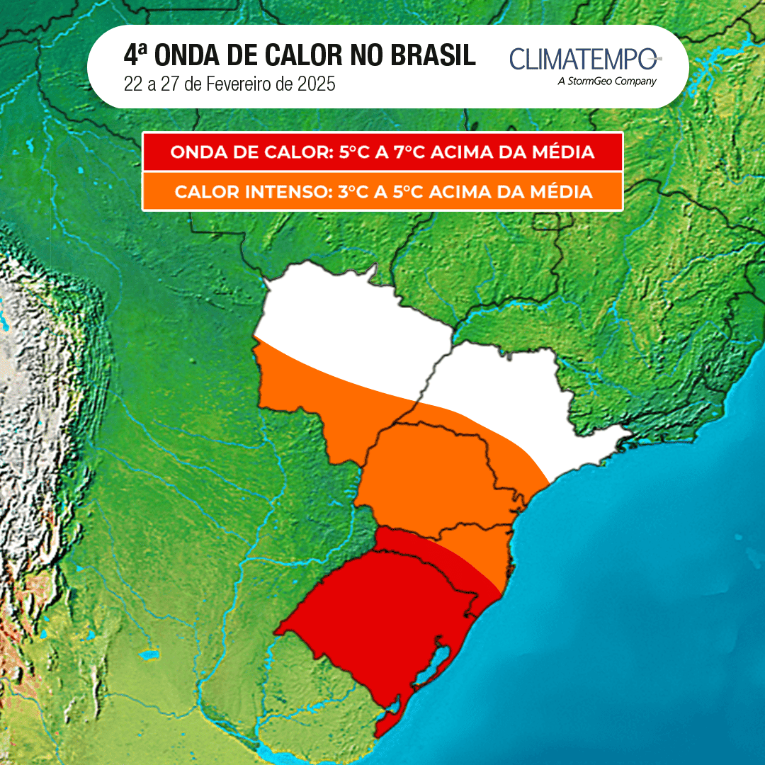 Imagem da notícia Calor não dá trégua: quarta onda de calor se instala no Brasil