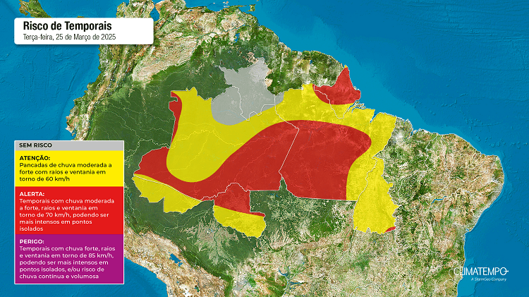 Imagem da notícia Semana de muita chuva na Região Norte