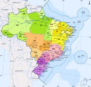 Mapa político do BR