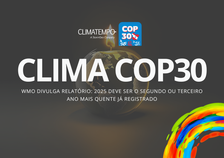 Imagem WMO divulga relatório: 2025 deve ser o segundo ou terceiro ano mais quente já registrado
