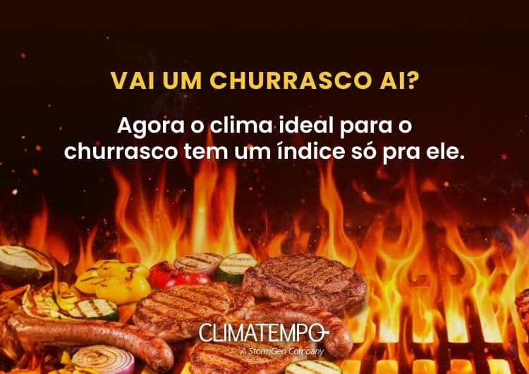 Imagem da notícia Climatempo lança Índice de Churrasco: descubra se hoje é o dia ideal para acender a churrasqueira