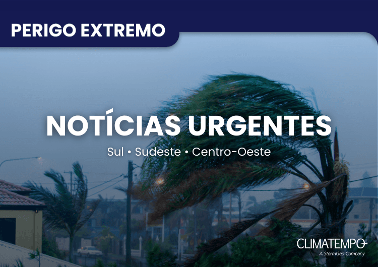 Imagem da notícia Ciclone extratropical avança pelo RS com chuva intensa e ventos fortes