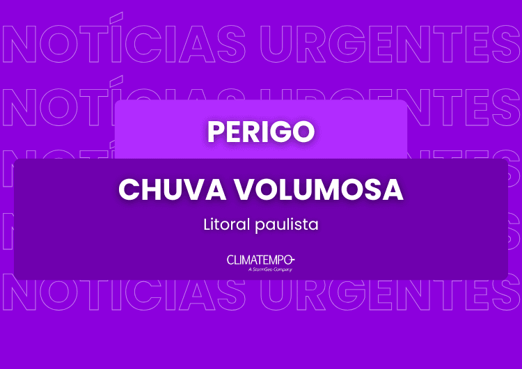 Litoral de SP volta a entrar em alerta para grandes volumes de chuva Litoral de SP volta a entrar em alerta para grandes volumes de chuva