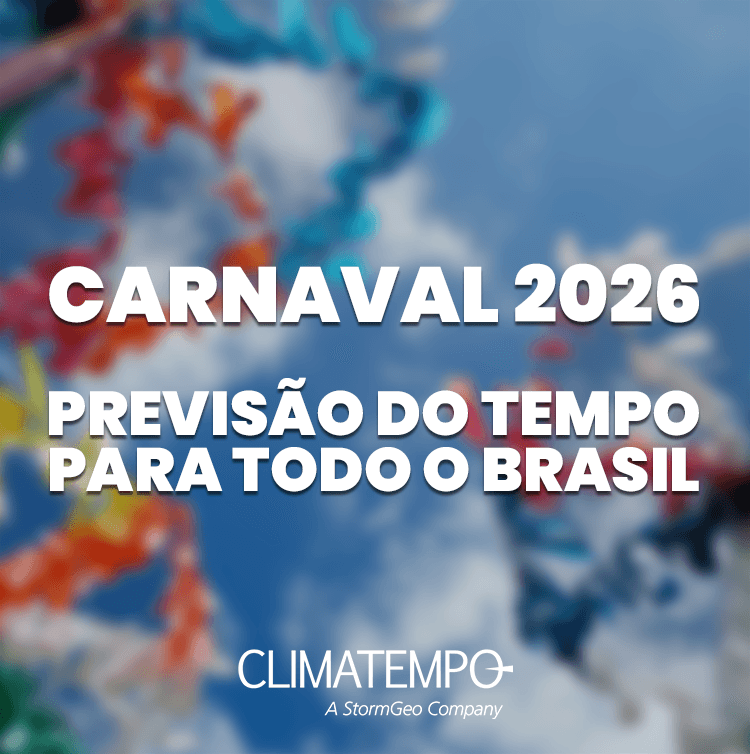 Imagem da notícia Previsão do tempo para o carnaval 2026