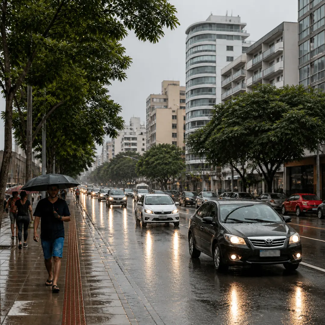 Imagem da notícia Chuva volta a ganhar força no Sul do Brasil nesta quinta; veja onde há risco de temporais