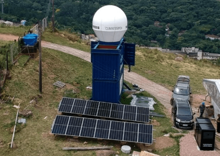 Imagem da notícia Climatempo instala energia solar para garantir funcionamento do Radar de Porto Alegre