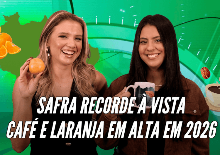Imagem de destaque da notícia Giro Agroclima: Safra recorde de café e alta na laranja: o que o clima já sinaliza para 2026