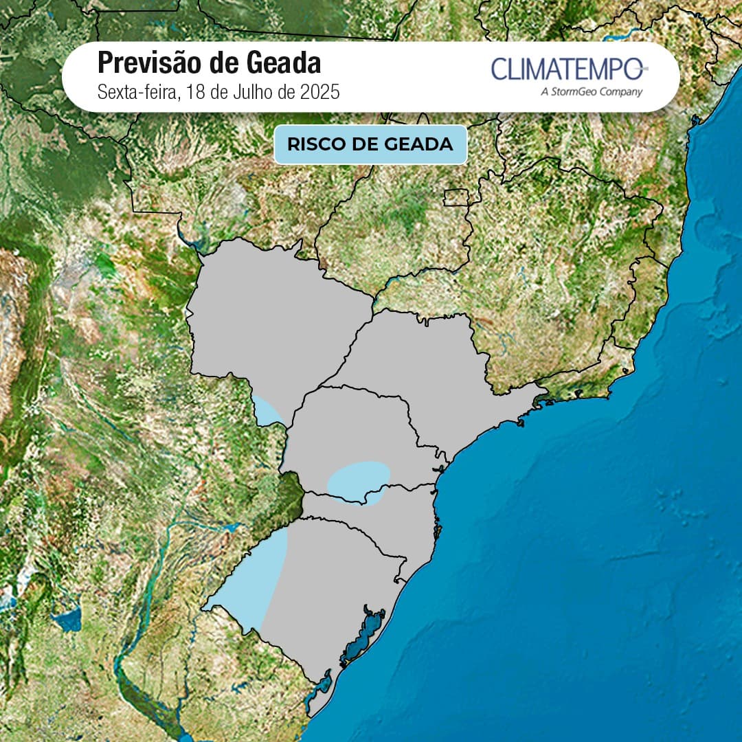 Ar polar começa a derrubar as temperaturas no Sul e em parte do Centro-Oeste Ar polar começa a derrubar as temperaturas no Sul e em parte do Centro-Oeste