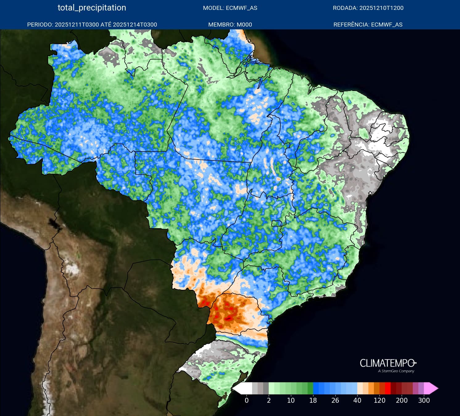 Imagem da notícia Tempo segue instável de norte a sul do Brasil Imagem da notícia Tempo segue instável de norte a sul do Brasil