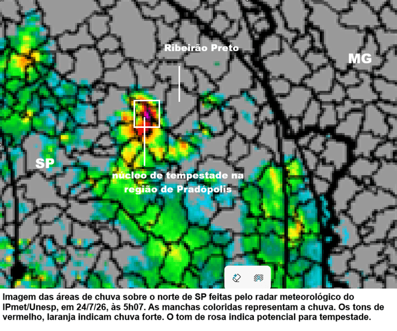 Imagem de destaque da notícia Rajadas de vento de quase 122 km/h no norte de SP Imagem de destaque da notícia Rajadas de vento de quase 122 km/h no norte de SP