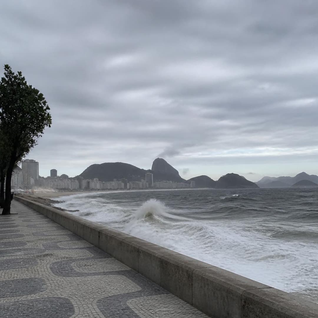 Mar agitado entre o Sul e o Sudeste durante o fim de semana Mar agitado entre o Sul e o Sudeste durante o fim de semana
