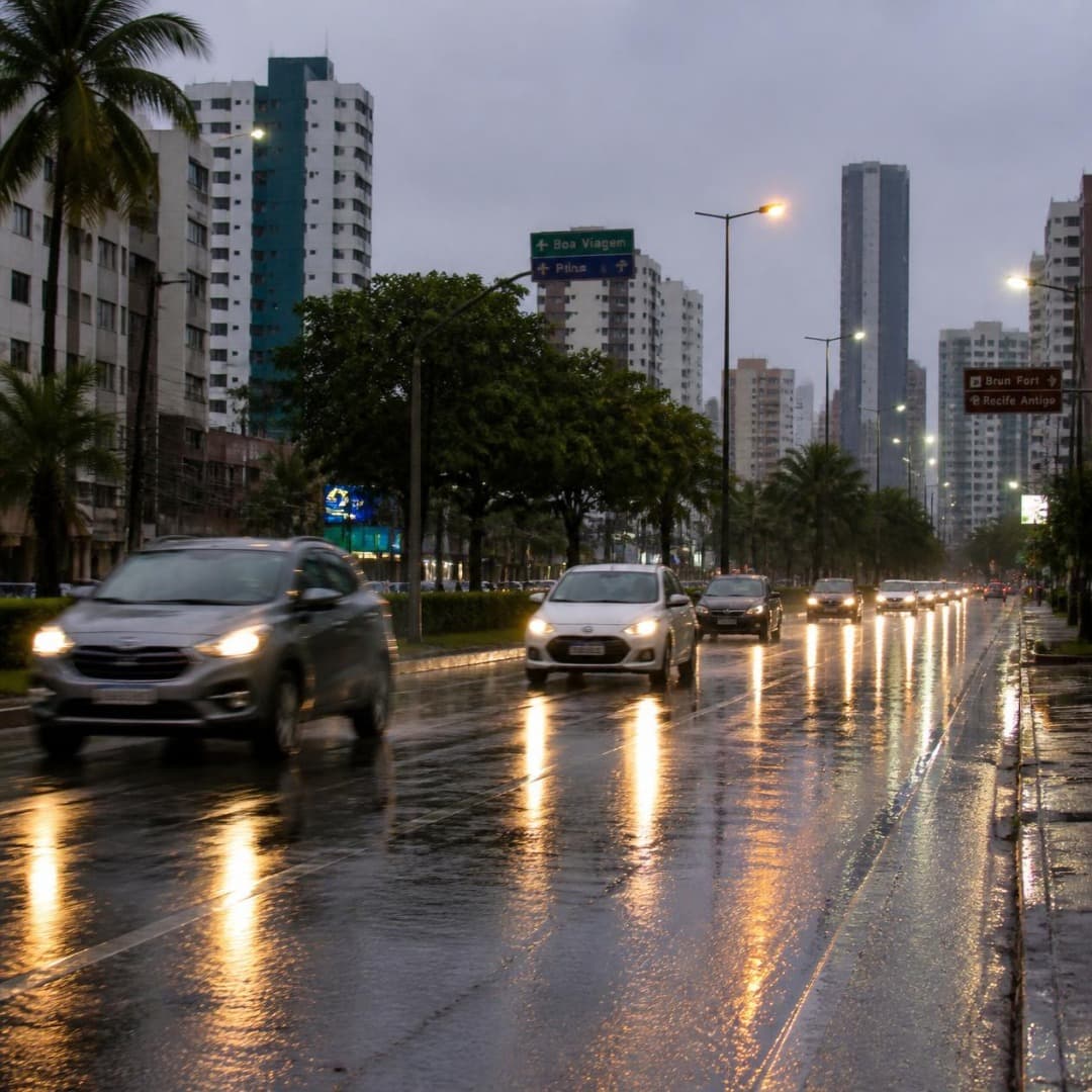 Chuva aumenta entre Maceió e Recife e ganha força nesta terça-feira (18/08) Chuva aumenta entre Maceió e Recife e ganha força nesta terça-feira (18/08)