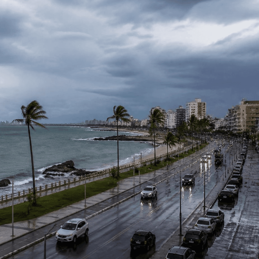 Frente fria aumenta a chuva entre Salvador e o sul da Bahia Frente fria aumenta a chuva entre Salvador e o sul da Bahia