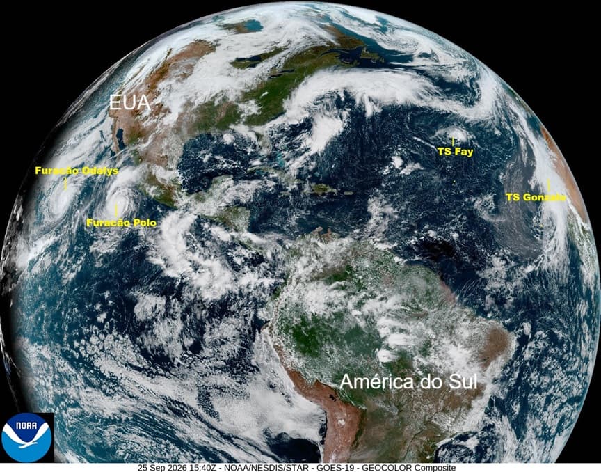 Imagem da notícia Entenda como o El Niño inibe a formação dos furacões no Atlântico Norte Imagem da notícia Entenda como o El Niño inibe a formação dos furacões no Atlântico Norte
