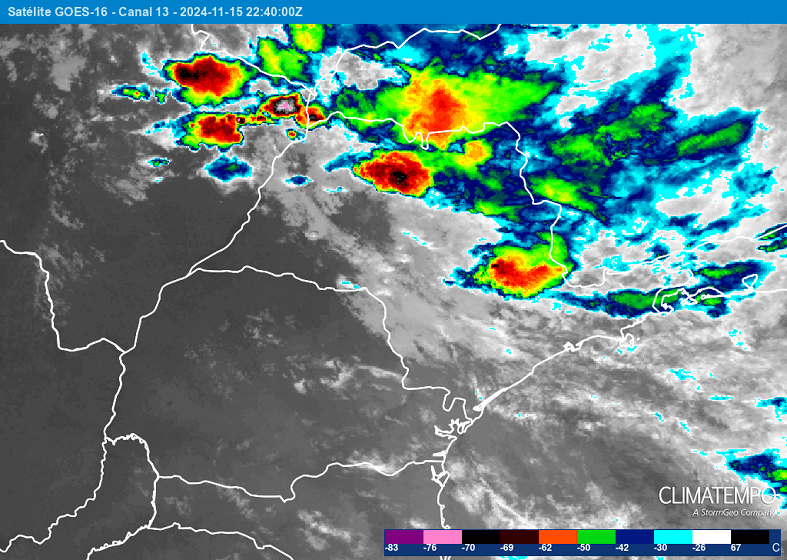 Imagem da notícia Chuva forte avança para Campinas e Grande SP nesta noite Imagem da notícia Chuva forte avança para Campinas e Grande SP nesta noite